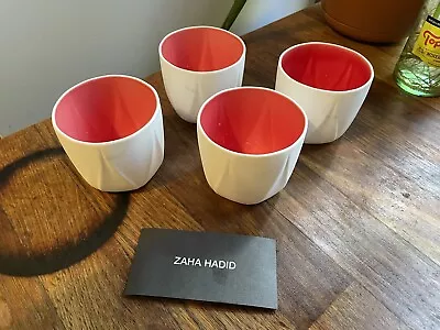 Zaha Hadid Vessel A1 - Ceramic Cups - New In Box - Red • $200