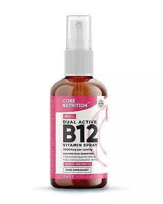 £19.71 • Buy B12 Spray 60ml 3000mcg Per Serving 2 Month Supply Made In UK | Berry Flavour