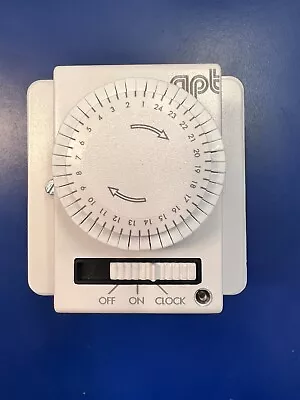 APT IMM24 24 Hour Mechanical Timer Immersion Heater Lighting Time Switch 16amp • £46.99