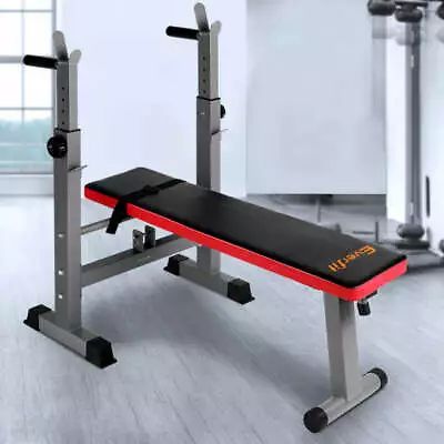 Everfit Weight Bench Squat Rack Bench Press Home Gym Equipment 200kg • $105.13