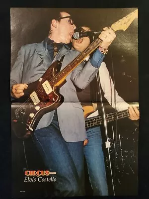 Elvis Costello-1979 Circus Magazine Poster-Vintage Man Cavemusic Room Decor • $10.95