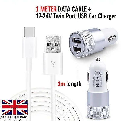 $13.88 • Buy SONY XPERIA XZ2 PREMIUM- In Car Fast Double Charger PLUS Type C 3.1 Charging