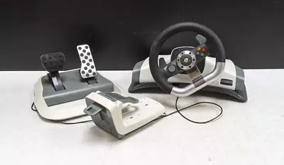 Microsoft Xbox 360 Racing Wheel And Pedal - Untested/As Is • $2.55