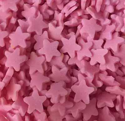 Cupcake Sprinkles Edible Glimmer & Matt Stars Birthday Cake Toppers Decorations • £3.25