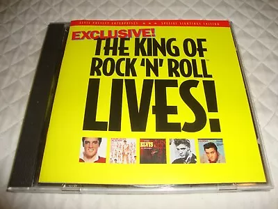 Elvis Presley Exclusive The King Of Rock N Roll Lives! Promo Cd • $24.99