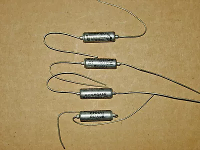 4 Nos Sprague  Vitamin Q  Capacitors 0.01 Uf 400 V-pio Paper In Oil-mil-spec • $34.99