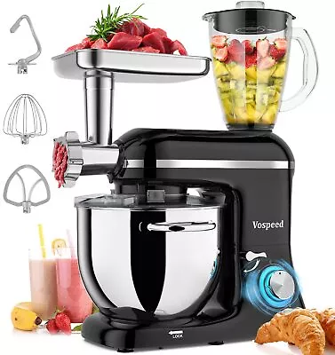 9 IN 1 Stand Mixer 850W Tilt-Head Multifunctional Electric Mixer With 7.5 QT... • $277.13