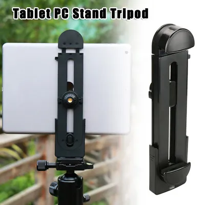 $14.96 • Buy IPad Phone Tablet PC Stand Tripod Mount Adapter Adjustable Clamp Holder For IPad
