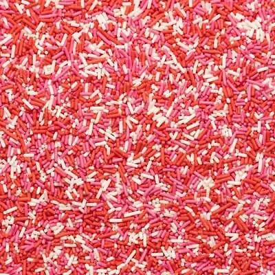 £2.20 • Buy Valentine Mix Matt Sugar Strands Cupcake / Cake Decoration Sprinkles