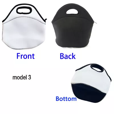 6pcs Sublimation Blank Kids School Lunch Box Tote Bag Cooler Bag 11.8  X 11.8  • $35.24