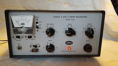 Vintage Ameco Model TX-62 Transmitter For 6m & 2m Ham Band With Instructions  • $130