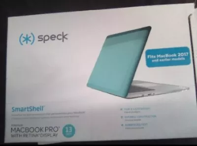 Speck SmartShell Transparent Case Macbook Pro 2017 & Earlier 13  Blue Green • $7.99