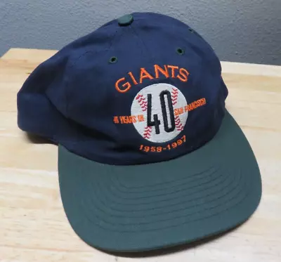 Vintage Y2K 90s San Francisco Giants Snapback Hat JCPenney OSFM 1997 • $18.99