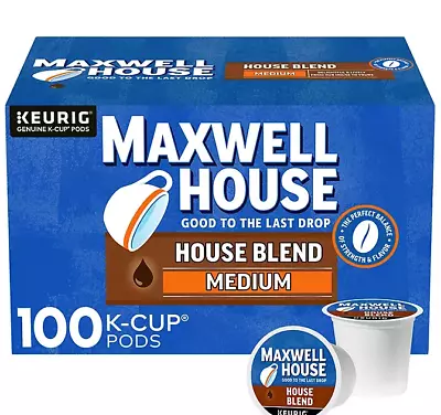 Maxwell House Blend K-Cup Coffee Pods - Pack Of 100 • $49.99