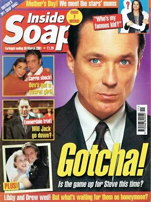 Inside Soap 30/03/01 Martin Kemp Jack Ryder Carla Bonner Samia Ghadie Imbruglia • £11.99