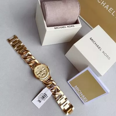 Michael Kors Women's Watch Gold Stainless Steel Watch MK3131 • $89.23