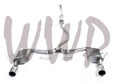 2.5  Dual CatBack Exhaust Muffler System For 16-21 Honda Civic 1.5L LX/EX Sedan • $389.95