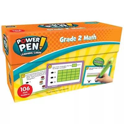 Teacher Created Resources Power Pen Learning Cards: Math Grade 2 • $72.99
