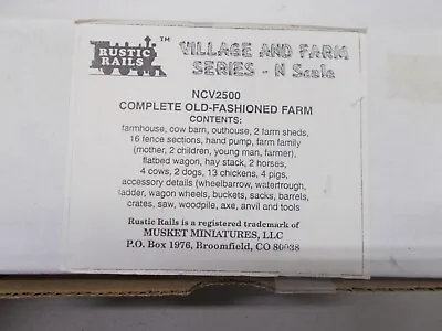 Rustic Rails-#ncv2500-complete Old Fashioned Farm-kit~ N Scale • $60