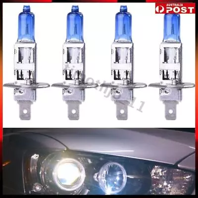 2/4X 12V H1 LED 100W Xenon-White 6000k Halogen Car Head Light Lamp Globes Bulbs • $9.99