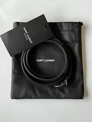 Saint Laurent Paris Men’s Slim Belt • $179