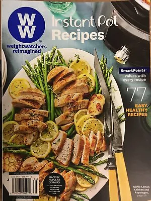 Weight Watchers : INSTANT POT RECIPES : Magazine 2021 - 77 Easy Healthy Recipes  • $6.55