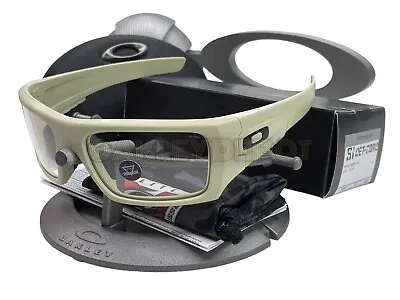 ✅🕶️ Oakley Si Det-cord 9253 Desert Tan/clear Ansi Z87 Ballistic Sunglasses (160 • $169