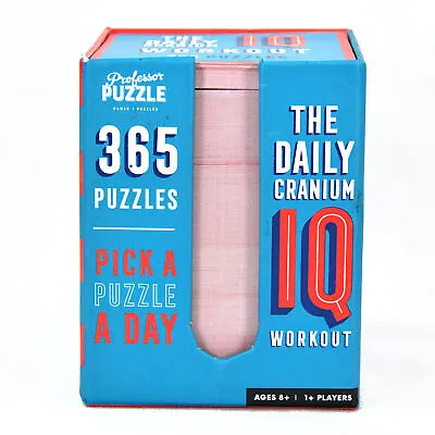 £10.64 • Buy Daily Cranium IQ Workout 365 Professor Calendar Puzzles Game Sudoku Word Search