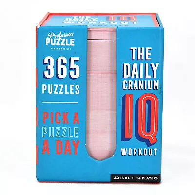 £10.64 • Buy Daily Cranium IQ Workout 365 Professor Calendar Puzzles Game Sudoku Word Search