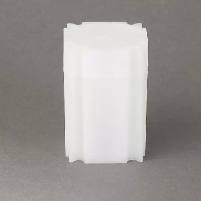 (100) Coinsafe Brand Square White Plastic (Silver Eagle) Size Coin Storage Tube • $79.95