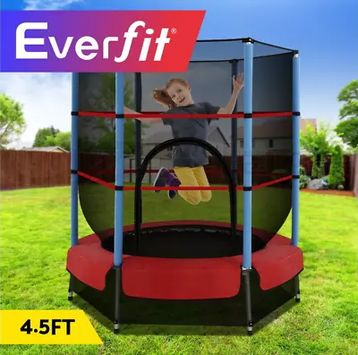 $158.95 • Buy 4.5ft/138cm Trampoline Round Heavy-gauge Steel Framework Mini Kids Trampoline