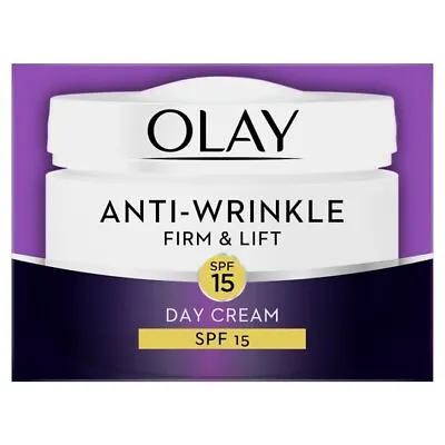 Olay Anti-Wrinkle Firm And Lift Anti-Ageing Day Moisturiser SPF15 50ml • £8.39