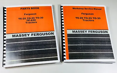 Harry Massey Ferguson To-30 To-20 Te-20 Tractor Service Repair Parts Manual Book • $46.97