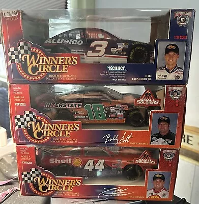 Lot Of Three Nascar Winner's Circle 1998 Hasbro 1:24 Scale Die Cast - All NIB • $25