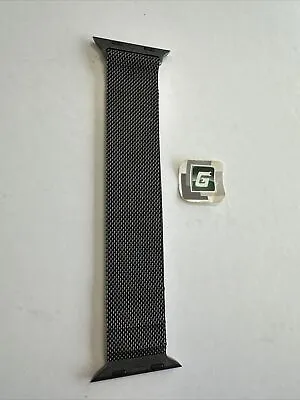 Apple Watch Milanese Loop Band Strap Graphite 45mm 44 42 49 Genuine OEM • $49.99