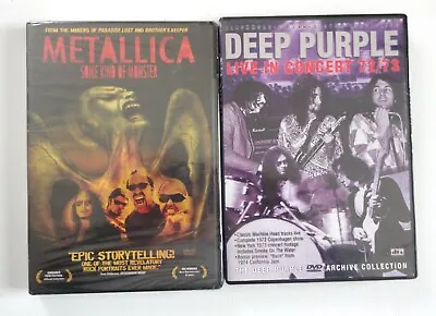 New DVD Metallica Some Kind Of Monster & Open Deep Purple Live In Concert 72/73 • $19.99