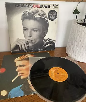 DAVID BOWIE-Changes One- 1976 Vinyl LP Original Aussie Press Plus RARE SLEVE RCA • $69