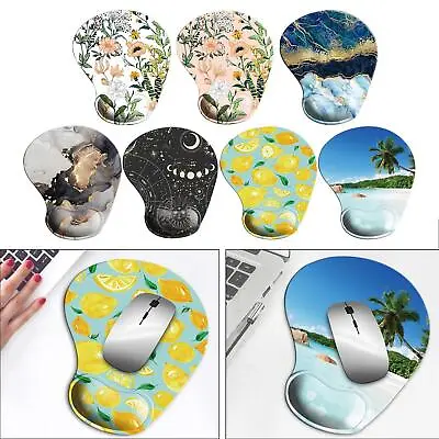 £6.32 • Buy Mouse Pad With Wrist Rest Computer Mouse Mat For Easy Typing