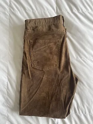 J Crew Brown Corduroy Pants 32x30 Straight Fit • $20