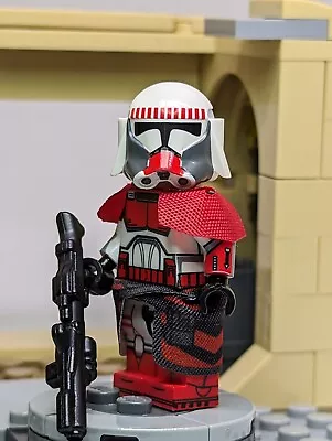 LEGO Star Wars Custom Printed Minifig Coruscant Guard Shock Clone Heavy Sergeant • $32.99