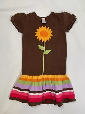 Gymboree Sunflower Smiles Striped Sweater Dress 6 RARE HTF • $14.36