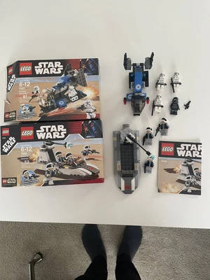 £21.90 • Buy LEGO STAR Wars 7667, 7668 Imperial Dropship, Rebel Scout Speeder