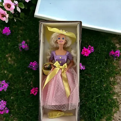 VTG. 1995 Spring Blossom Blonde Barbie Doll First In Series Special Edition • $11.95