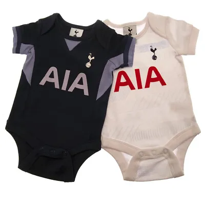 Tottenham Hotspur Spurs 2 Pack Bodysuit 6/9 Months GD • £15.99