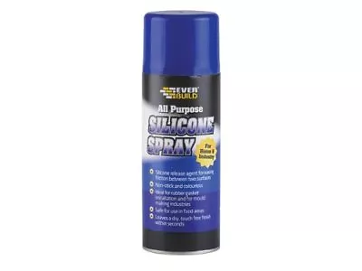 £8.70 • Buy EVERBUILD SILICONE SPRAY 400ml LUBRICATE MOULD RELEASE AGENT 