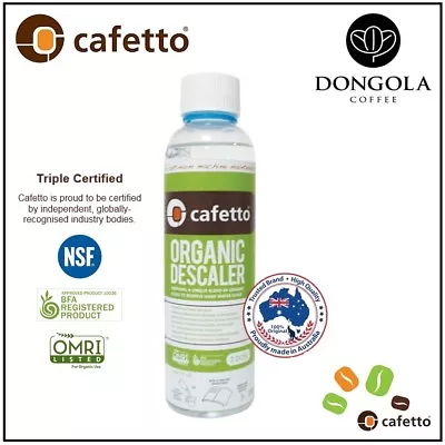 DELONGHI DESCALER LIQUID ORGANIC 250ML Espresso Coffee Machine Cleaner Descale • $24.95