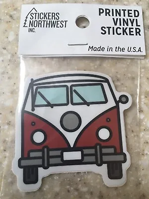 Vw Bus Vinyl Decal Sticker  3” X 3” • $6.99