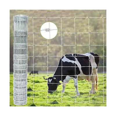 Livestock Fence 4ft X 164ft Galvanized Cattle Fence Deer FenceHeavy Zinc C... • $147.01