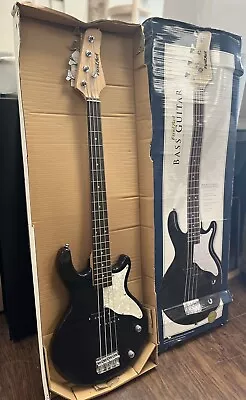 Black Sparkle First Act Medium Scale Electric Bass Guitar • $175