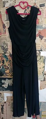 New With Tags Roman Black Cowl Neck Jumpsuit Size 14 • £15